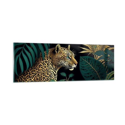 Impression sur verre - Image sur verre - Un hôte dans la jungle - 90x30 cm