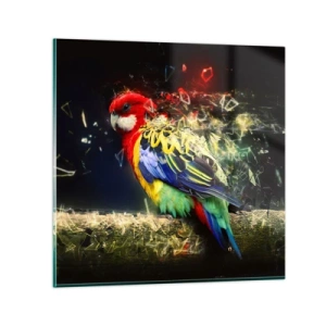 Impression sur verre - Image sur verre - Messager d'éclat - 70x70 cm