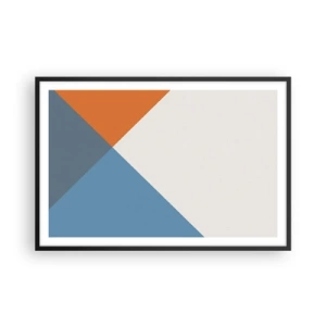 Affiche dans un cadre noir - Poster - Sous cette angle.... - 91x61 cm