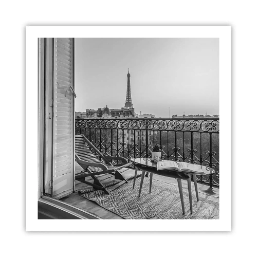 Affiche - Poster - Après-midi parisien - 60x60 cm