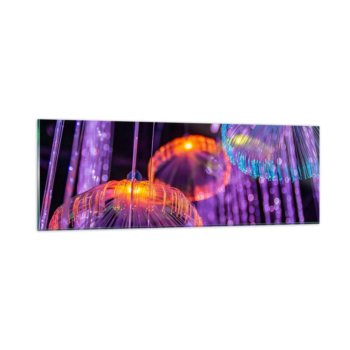 Impression sur verre - Image sur verre - Fontaine lumineuse - 90x30 cm