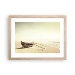 Affiche dans un chêne clair - Poster - Mémoire des mers du sud - 40x30 cm