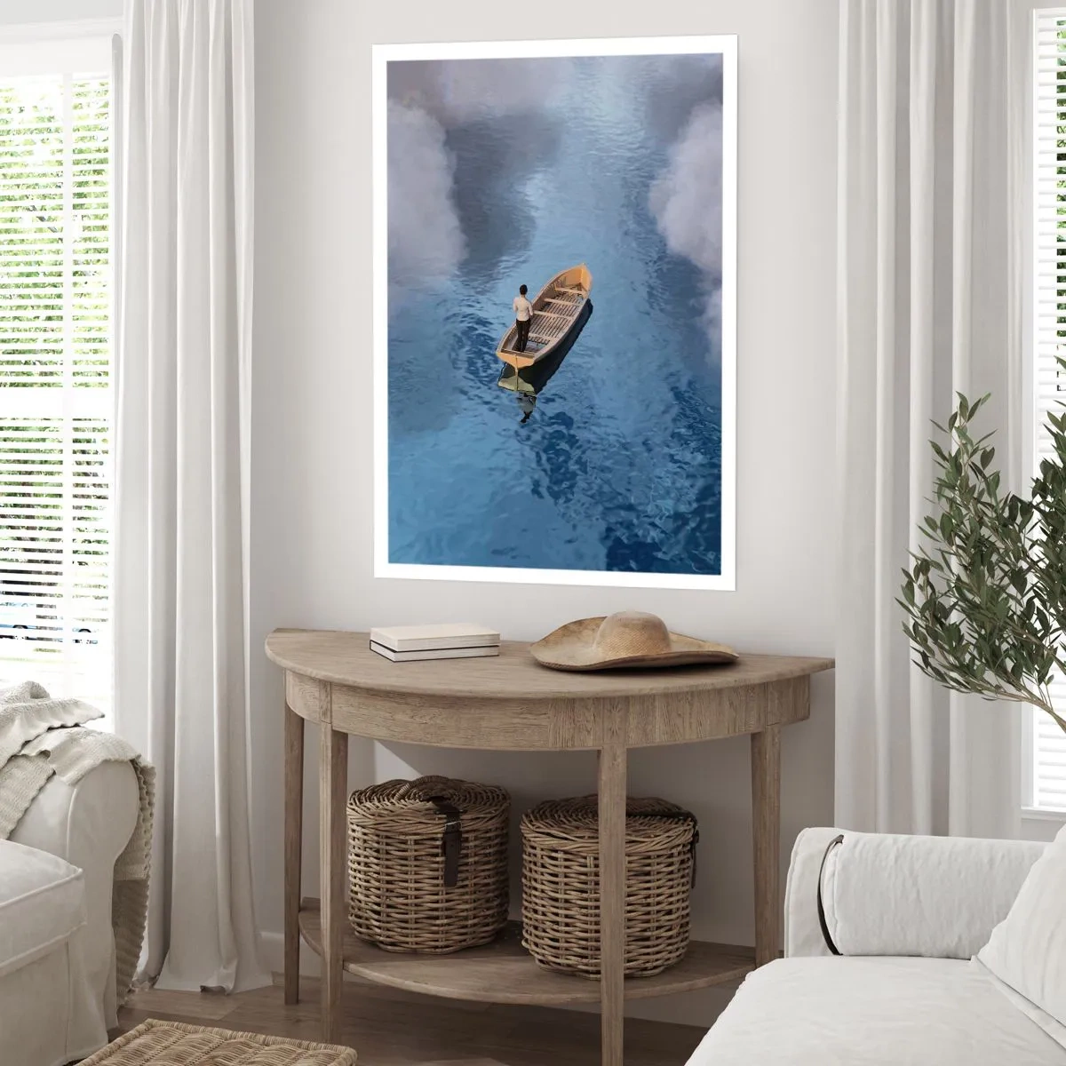 Affiche - Poster - Vie – voyage – inconnu - 40x50 cm