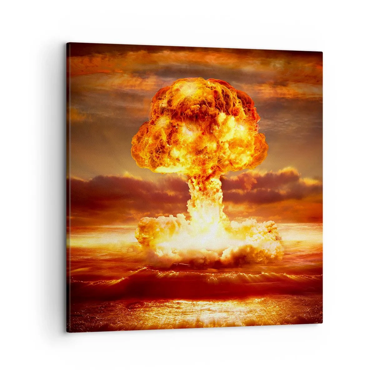 Impression sur toile - Image sur toile - Et la fin viendra - 50x50 cm