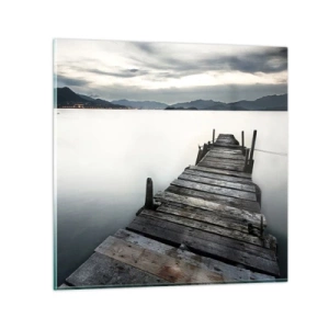 Impression sur verre - Image sur verre - Immergez-vous dans la paix - 60x60 cm