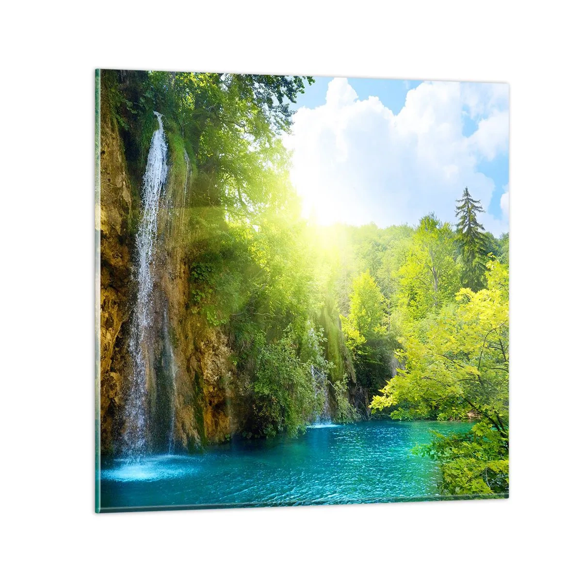 Impression sur verre - Image sur verre - Ce doit être le paradis ici - 40x40 cm