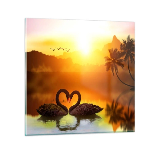 Impression sur verre - Image sur verre - Tout va ensemble - 50x50 cm
