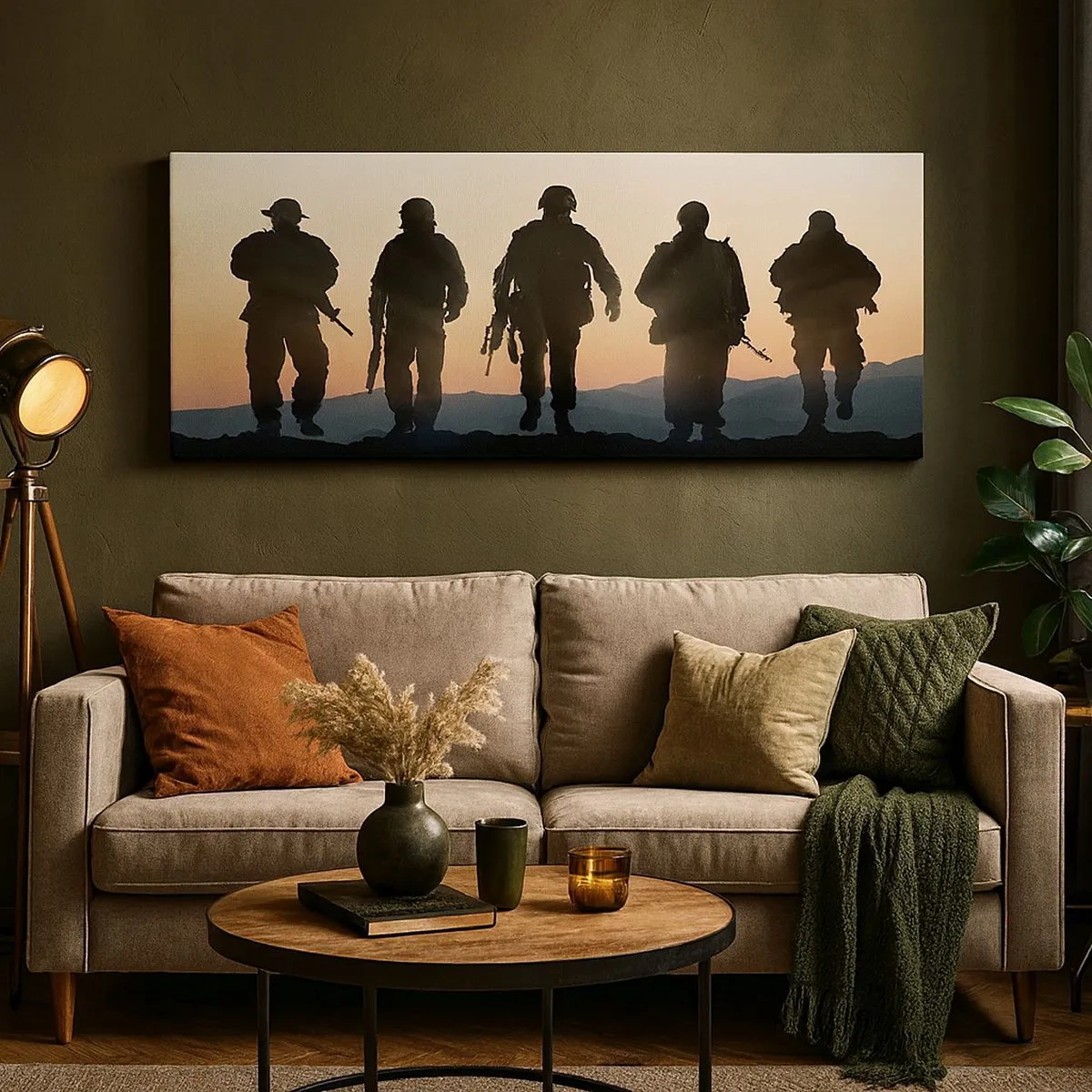 Impression sur toile - Image sur toile - Bienvenue dans notre monde - 100x40 cm