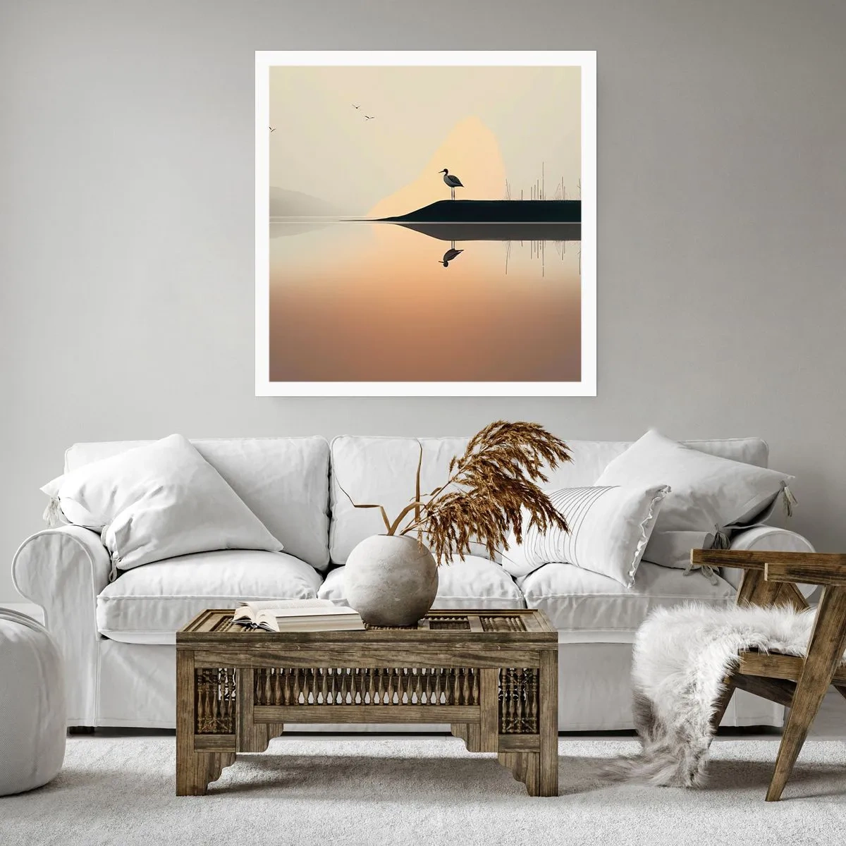 Affiche - Poster - Le seigneur du lac - 60x60 cm