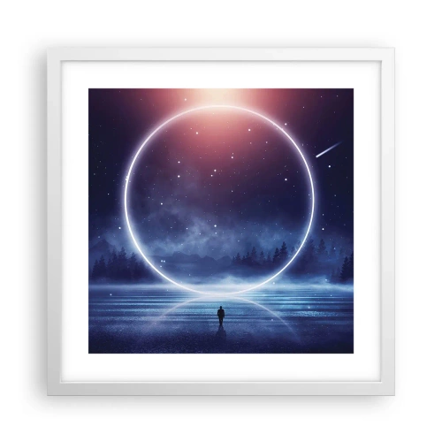 Affiche dans un cadre blanc - Poster - Ils sont déjà là... - 40x40 cm