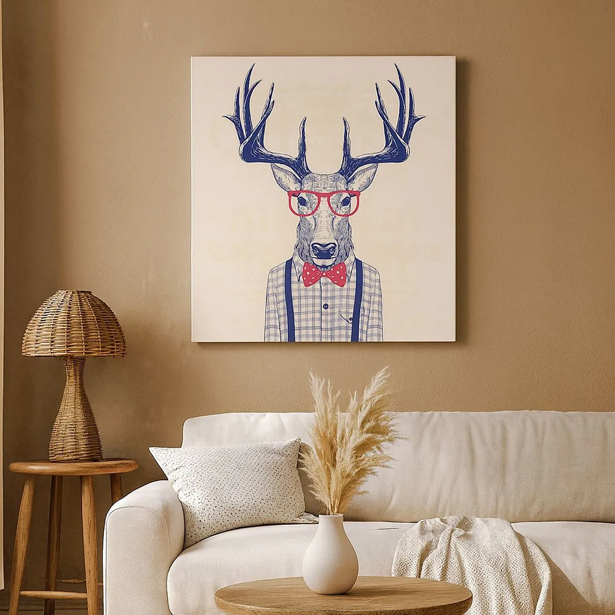 Impression sur toile - Image sur toile - Une extravagance amusante - 30x30 cm