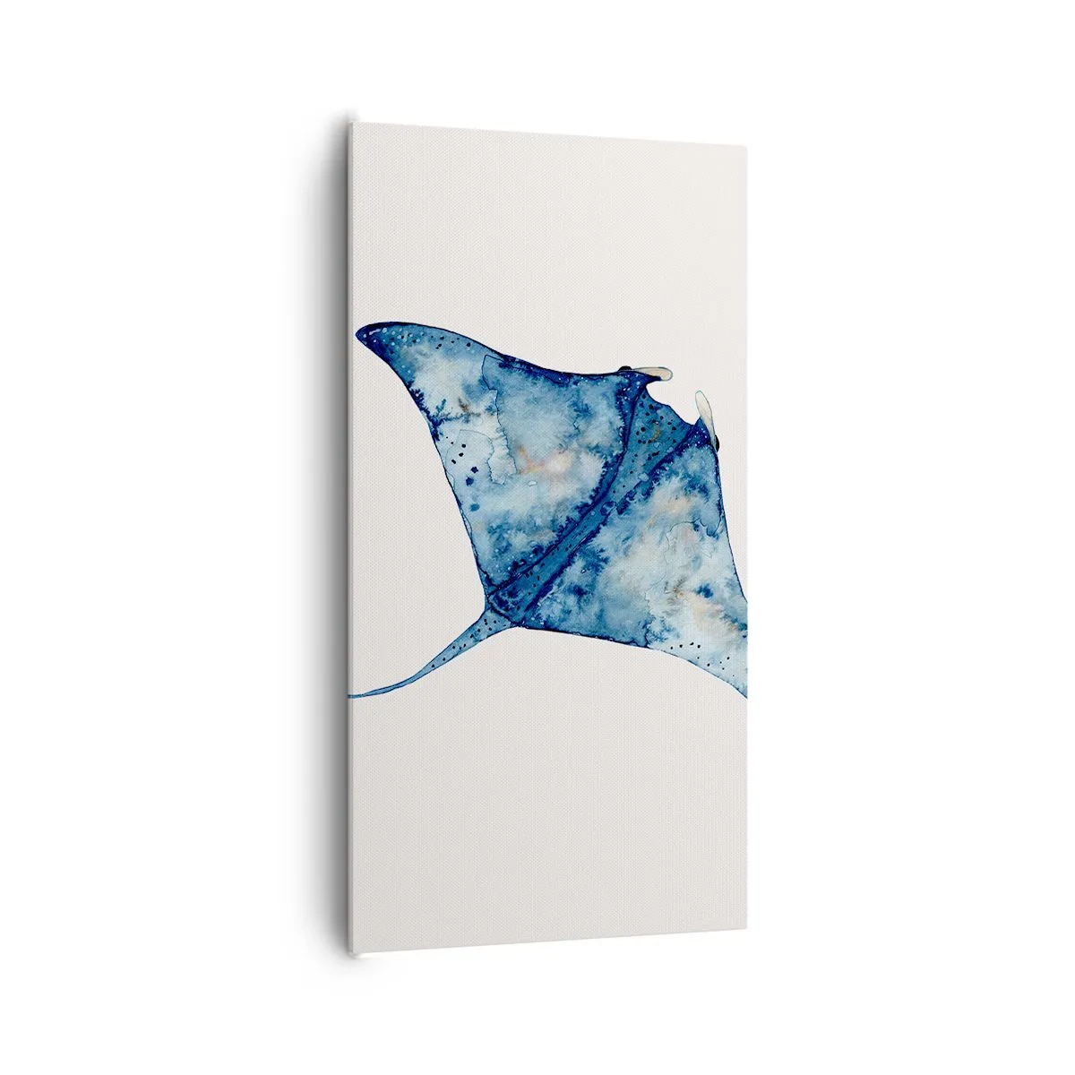 Impression sur toile - Image sur toile - La vie en bleu - 65x120 cm