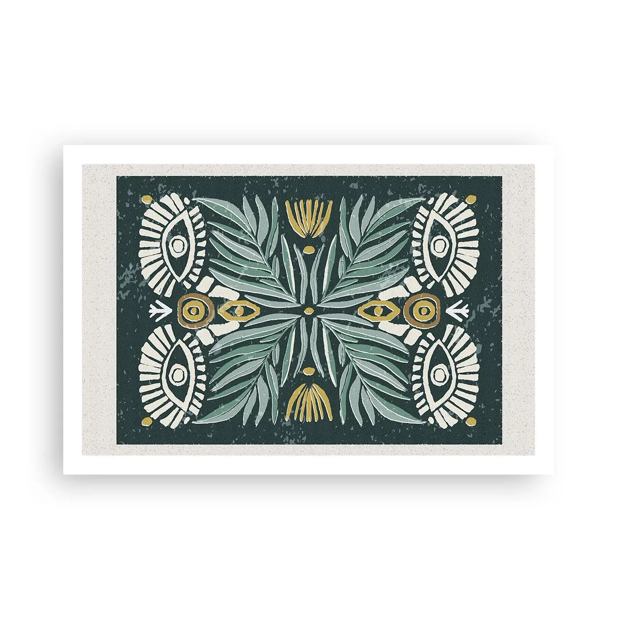 Affiche - Poster - Comme une découpe folklorique - 91x61 cm