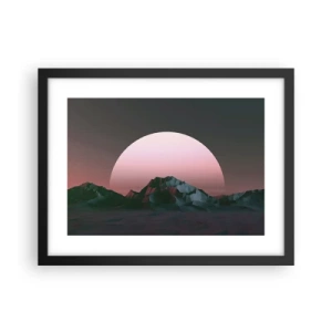 Affiche dans un cadre noir - Poster - Dans une galaxie voisine - 40x30 cm