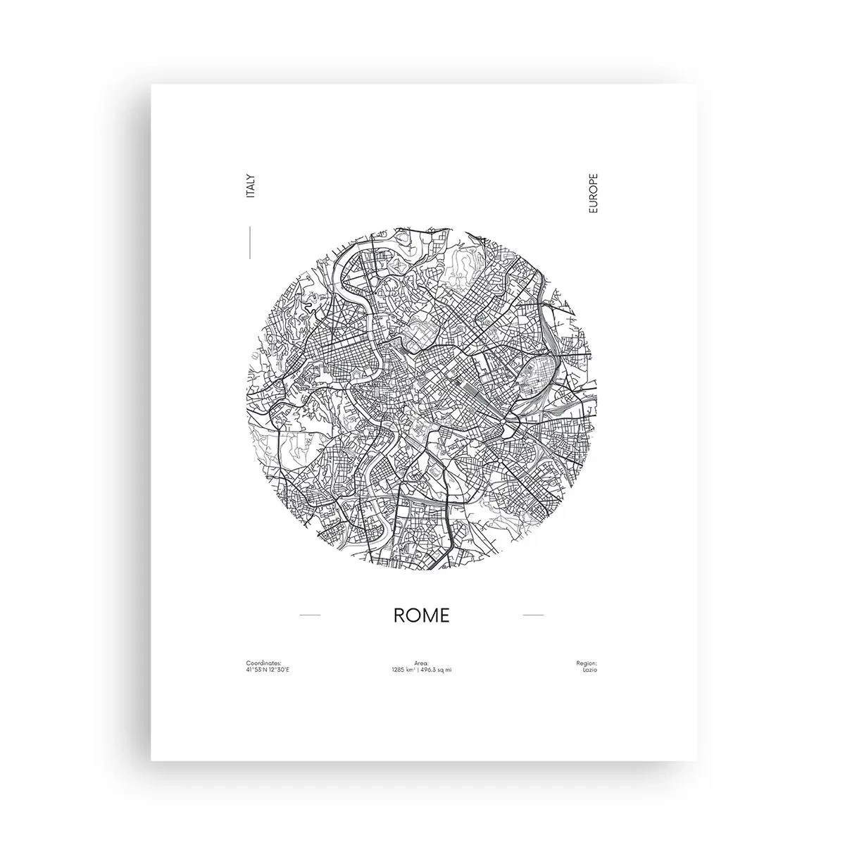 Affiche - Poster - Anatomie de Rome - 40x50 cm