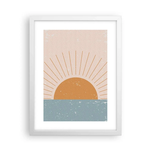 Affiche dans un cadre blanc - Poster - Un miracle au quotidien - 30x40 cm