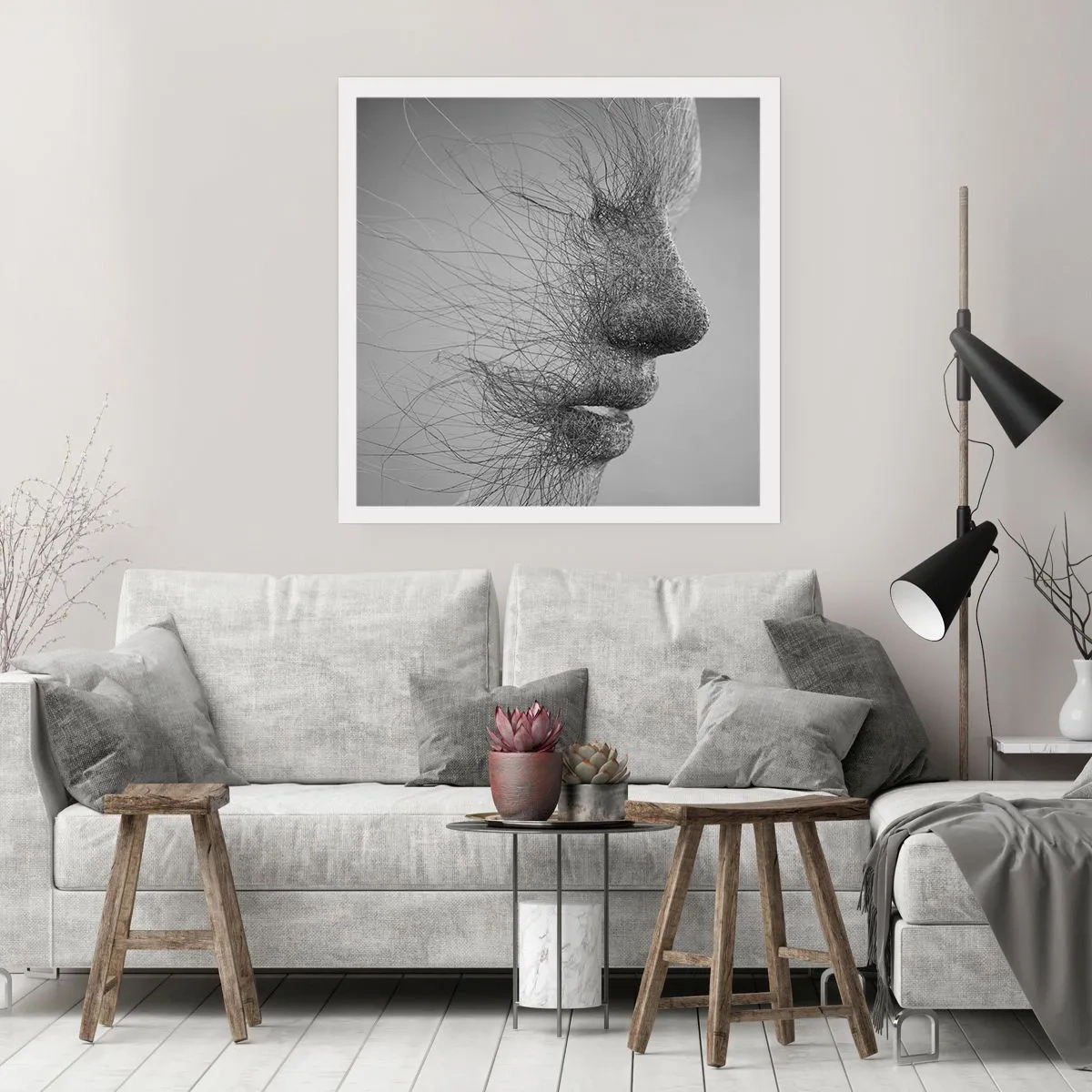 Affiche - Poster - L'esprit du vent - 60x60 cm