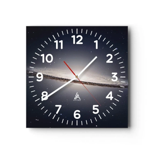 Horloge murale - Pendule murale - Il y a bien longtemps, dans une galaxie très lointaine… - 40x40 cm