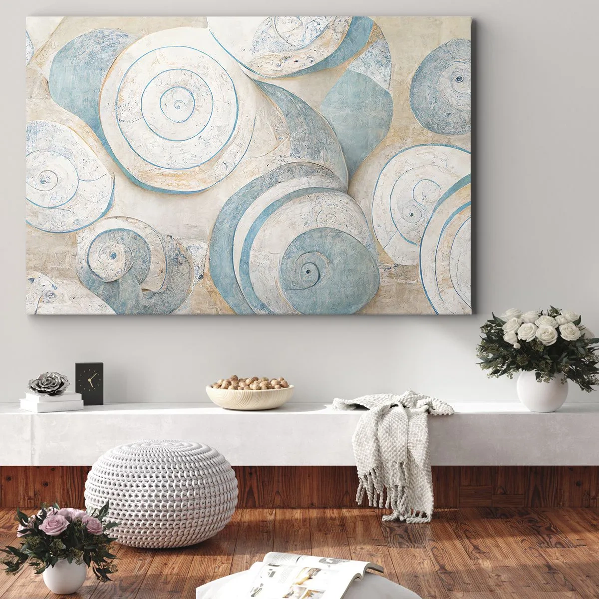 Impression sur toile - Image sur toile - Que cache la coque ? - 70x50 cm