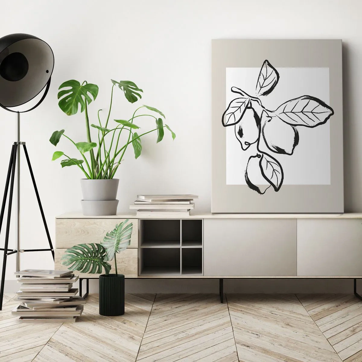 Impression sur toile - Image sur toile - Où mûrit le citron… - 65x120 cm