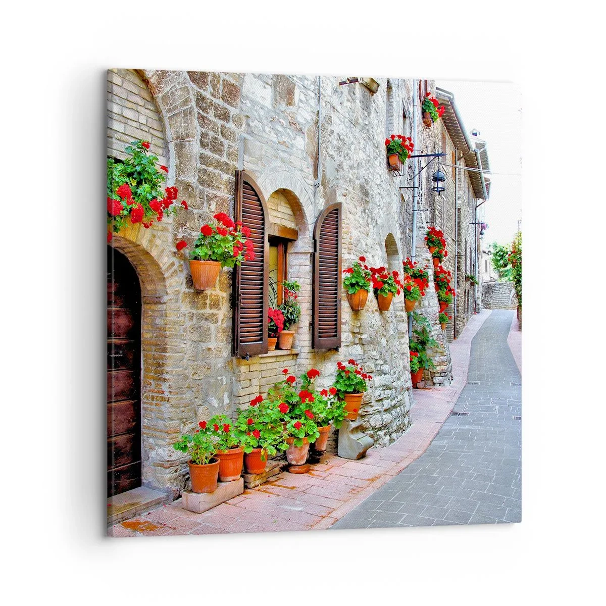Impression sur toile - Image sur toile - Ambiance italienne - 50x50 cm