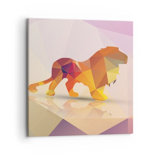 Impression sur toile - Image sur toile - Le roi du diamant - 70x70 cm