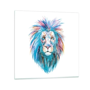 Impression sur verre - Image sur verre - Aura électrique - 30x30 cm