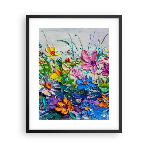 Affiche dans un cadre noir - Poster - Absolument pas une nature morte - 40x50 cm