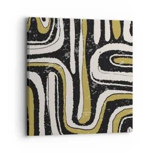Impression sur toile - Image sur toile - Composition : routes et ruelles - 30x30 cm