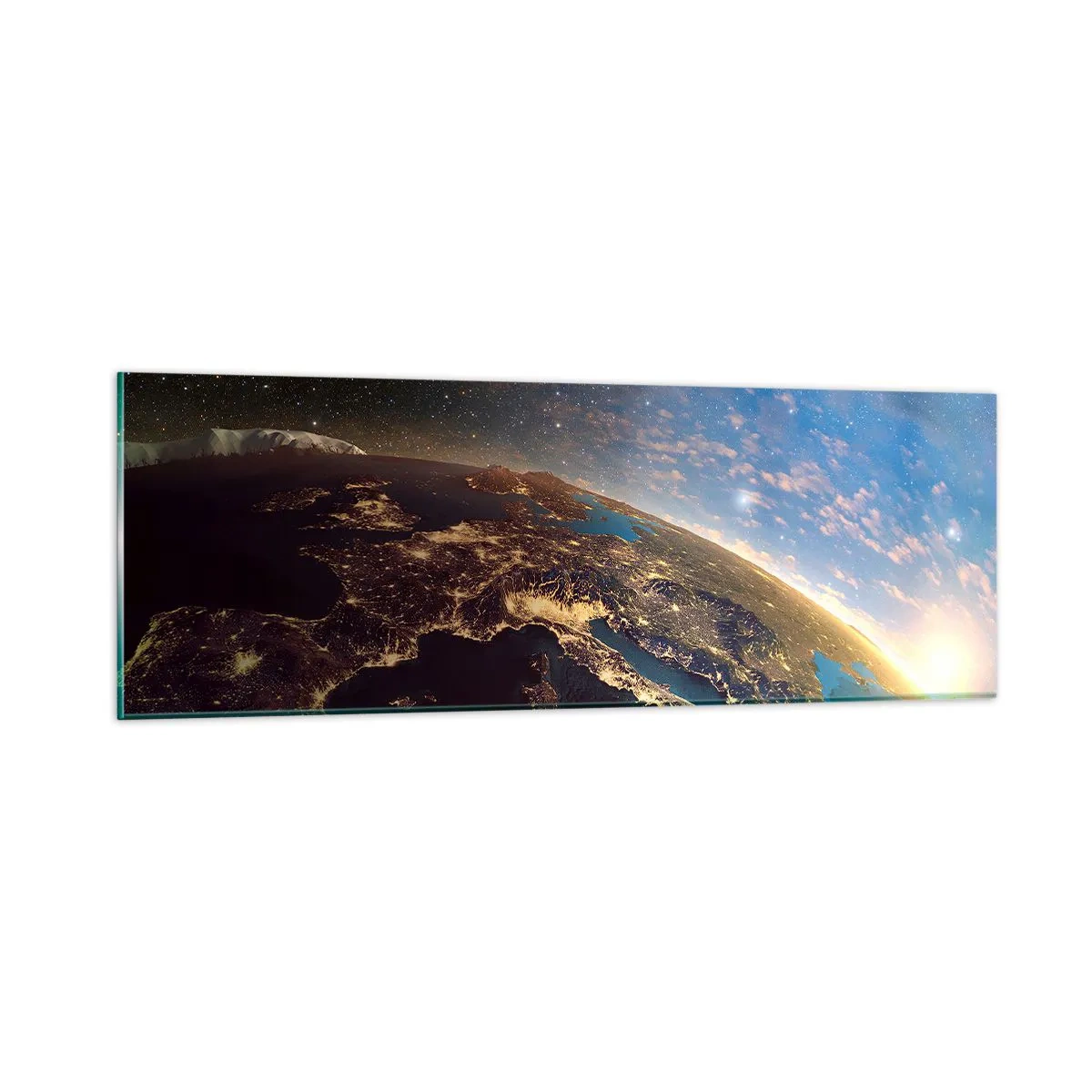 Impression sur verre - Image sur verre - Regardons-nous de loin - 90x30 cm