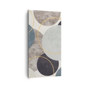 Impression sur toile - Image sur toile - Cercles sur cercles - 65x120 cm