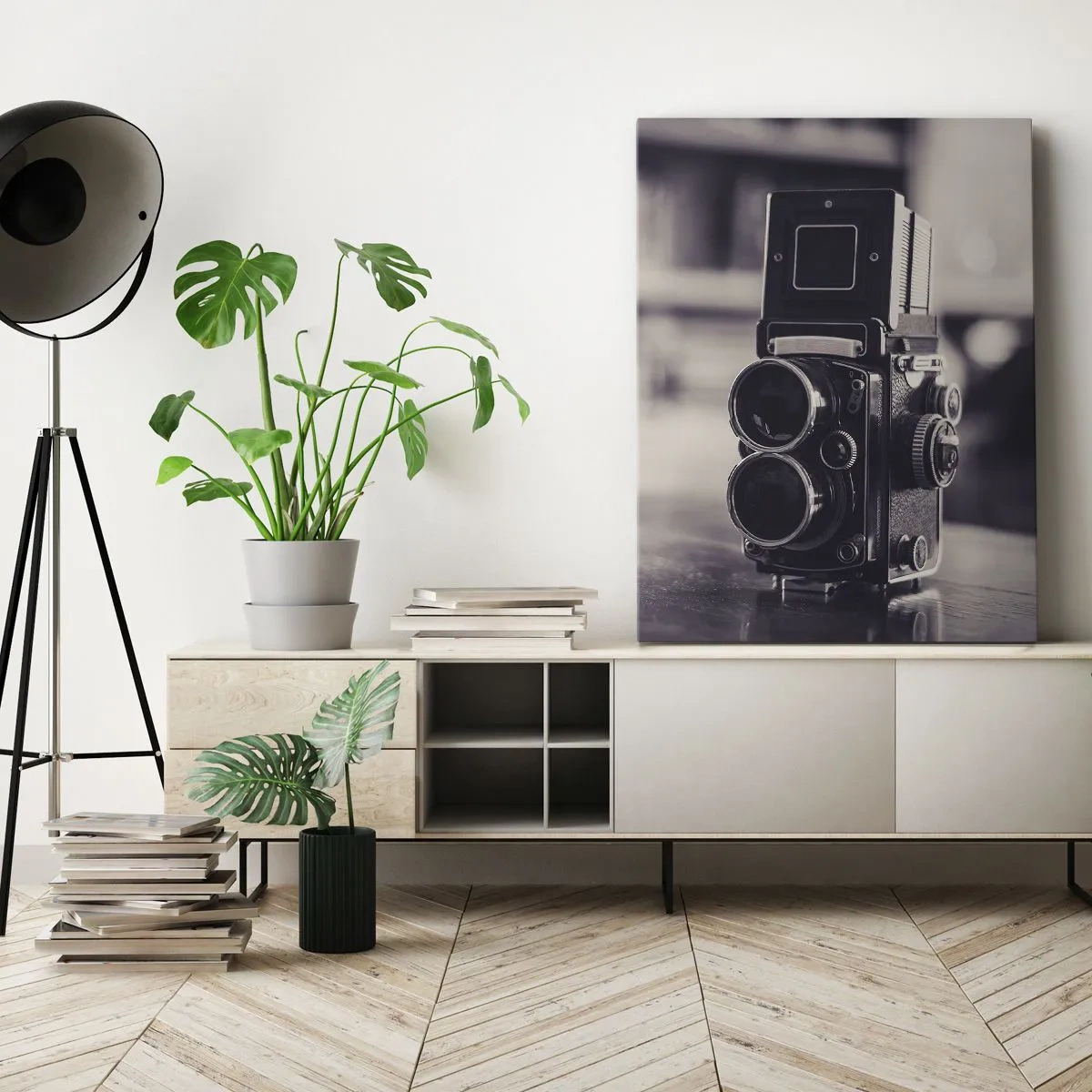 Impression sur toile - Image sur toile - La magie de la photographie ancienne - 55x100 cm
