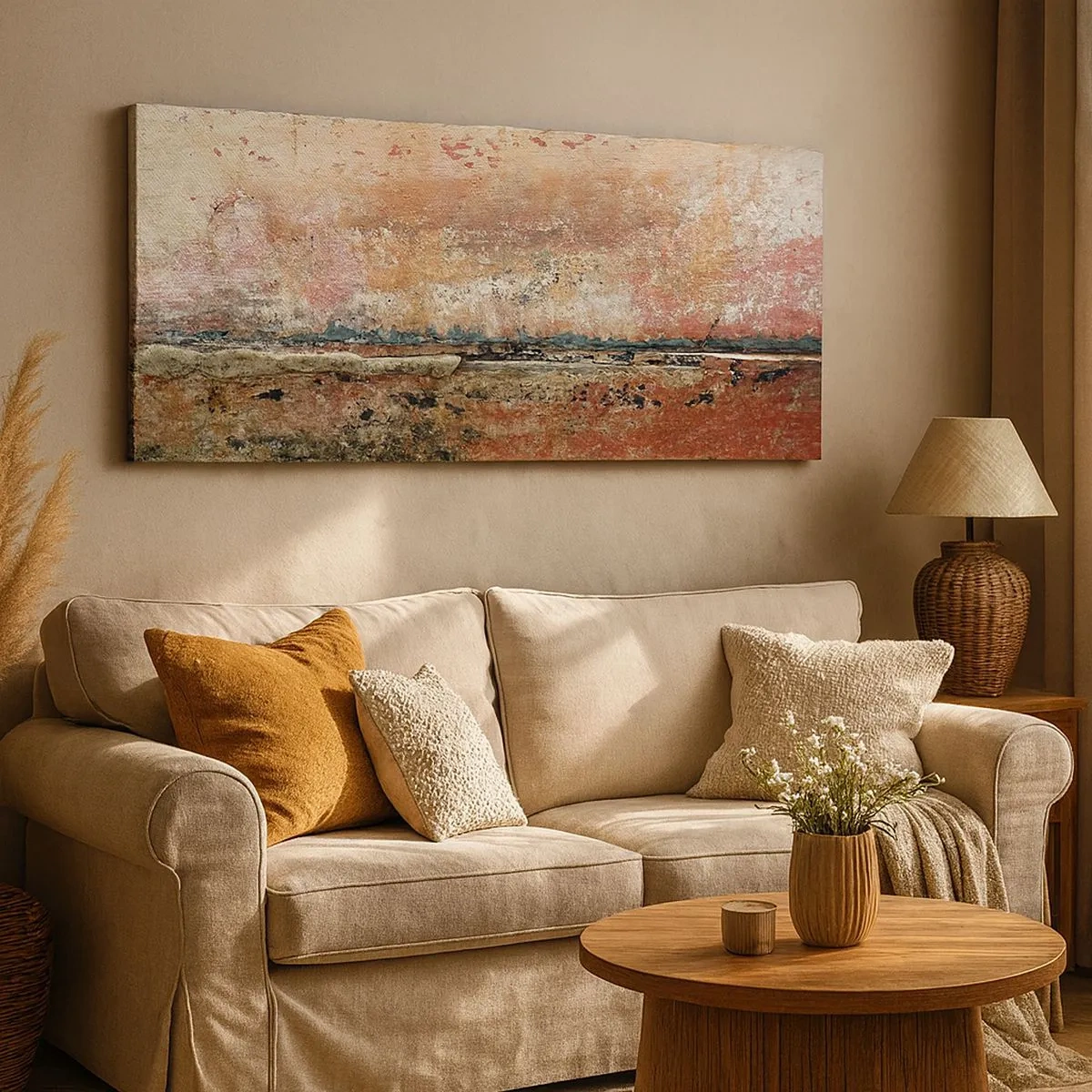 Impression sur toile - Image sur toile - C'est peut-être la mer - 100x40 cm