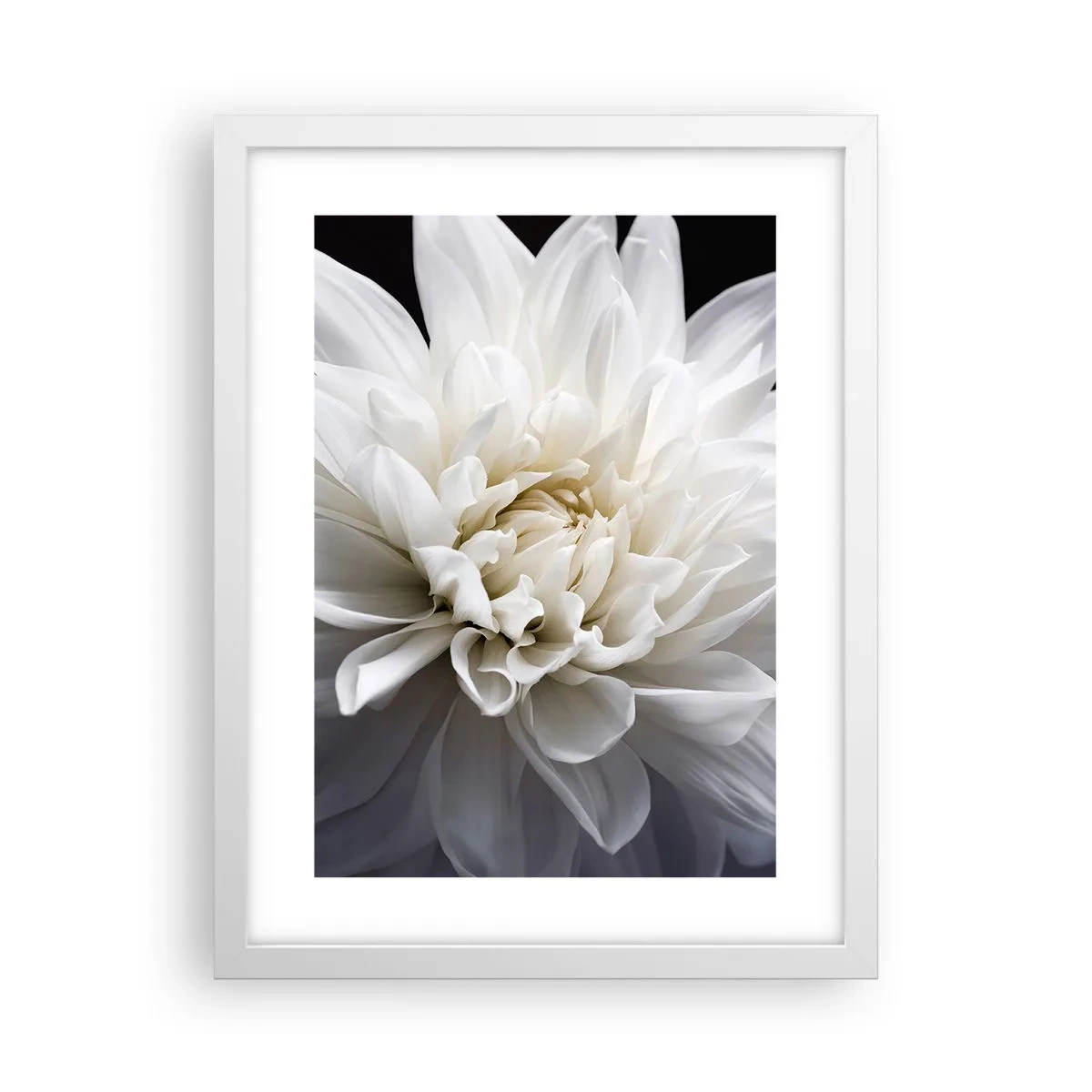 Affiche dans un cadre blanc - Poster - Le matin de la jeune mariéé - 30x40 cm