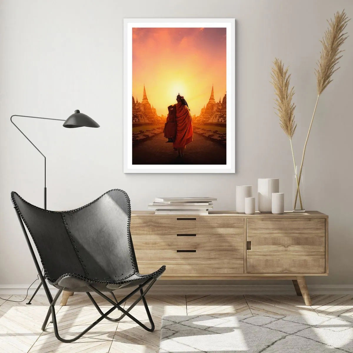 Affiche dans un cadre blanc - Poster - En paix pour l'éternité - 30x40 cm