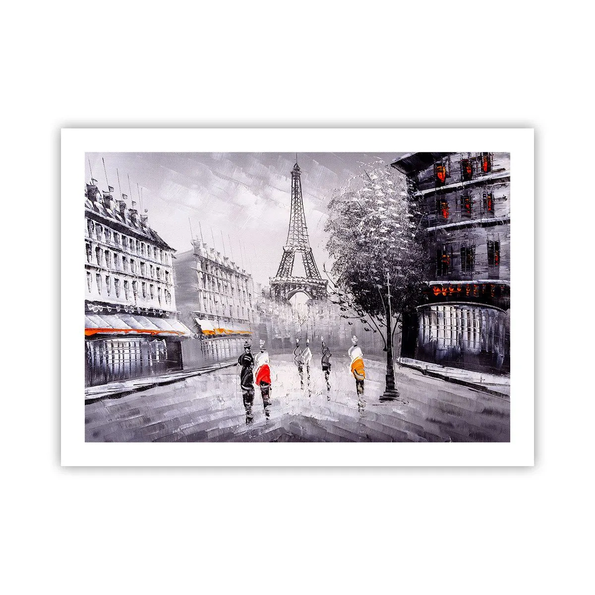 Affiche - Poster - Balade parisienne - 70x50 cm