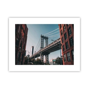 Affiche - Poster - Sur les vagues de la ville - 40x30 cm