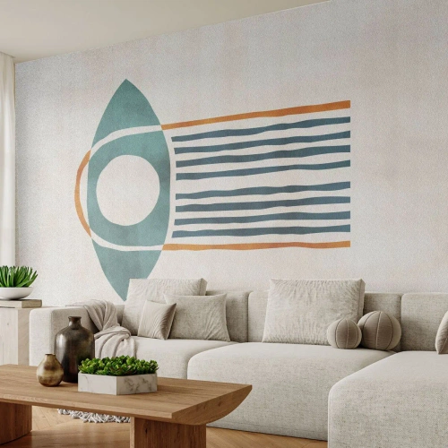 Papier Peint Autocollant Deluxe Sticker - Signes et rituels - Bohème, Œil, Minimalisme - 350x256 cm