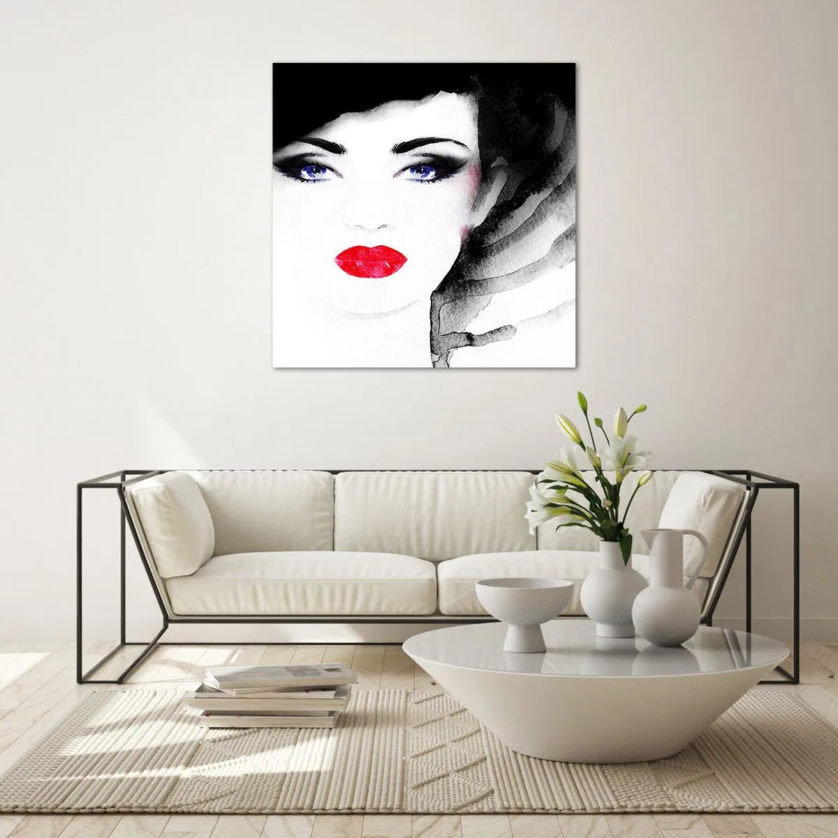 Impression sur verre - Image sur verre - Elle repousse et attire - 60x60 cm