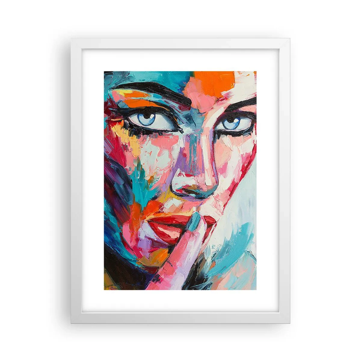 Affiche dans un cadre blanc - Poster - Notre premier secret - 30x40 cm