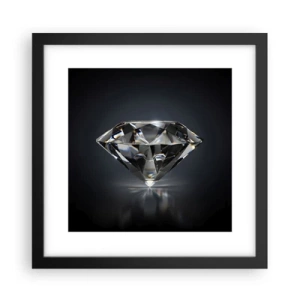 Affiche dans un cadre noir - Poster - La meilleure amie - 30x30 cm