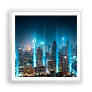 Affiche dans un cadre blanc - Poster - À Berlin au paradis - 60x60 cm