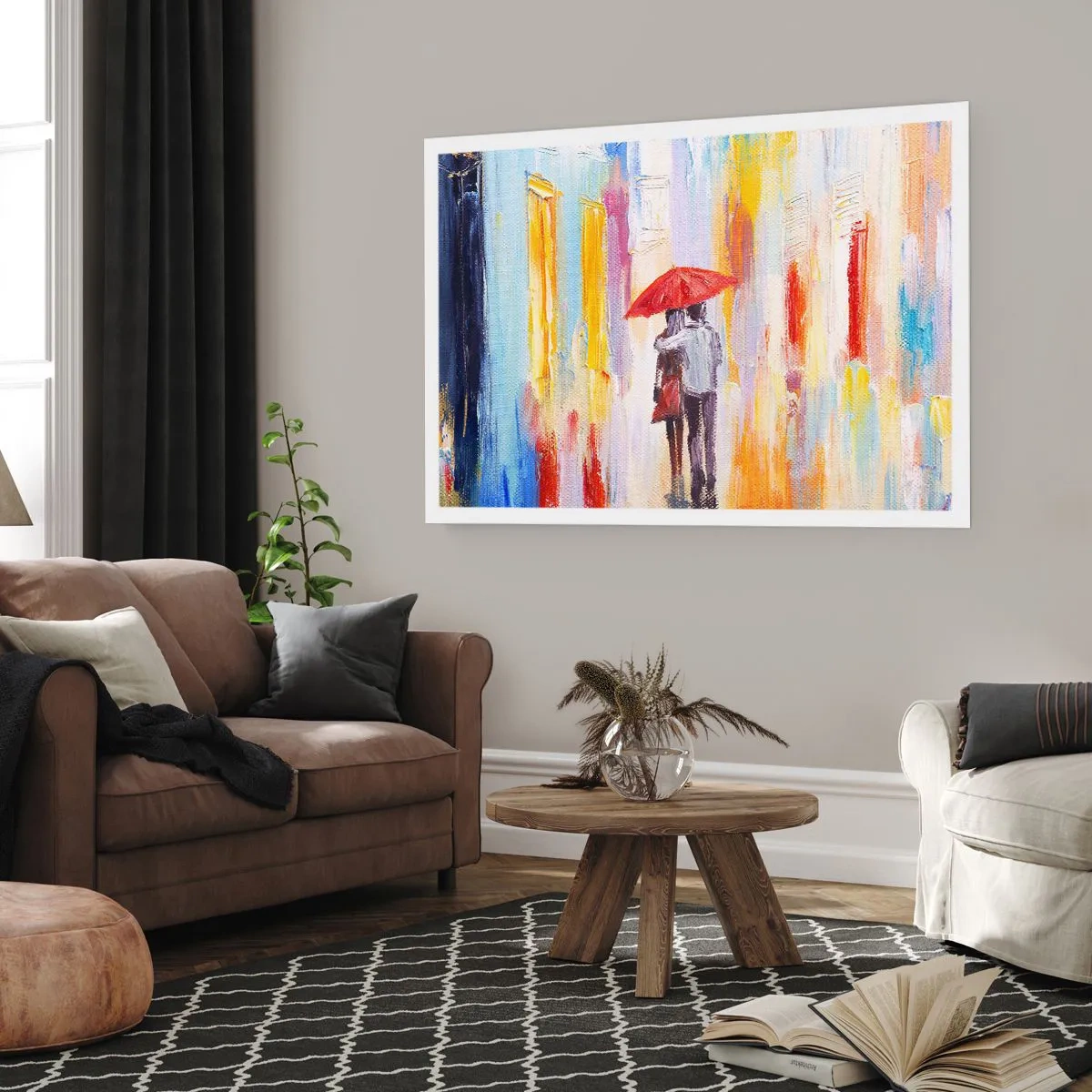 Affiche - Poster - Qu'il pleuve encore - 50x40 cm