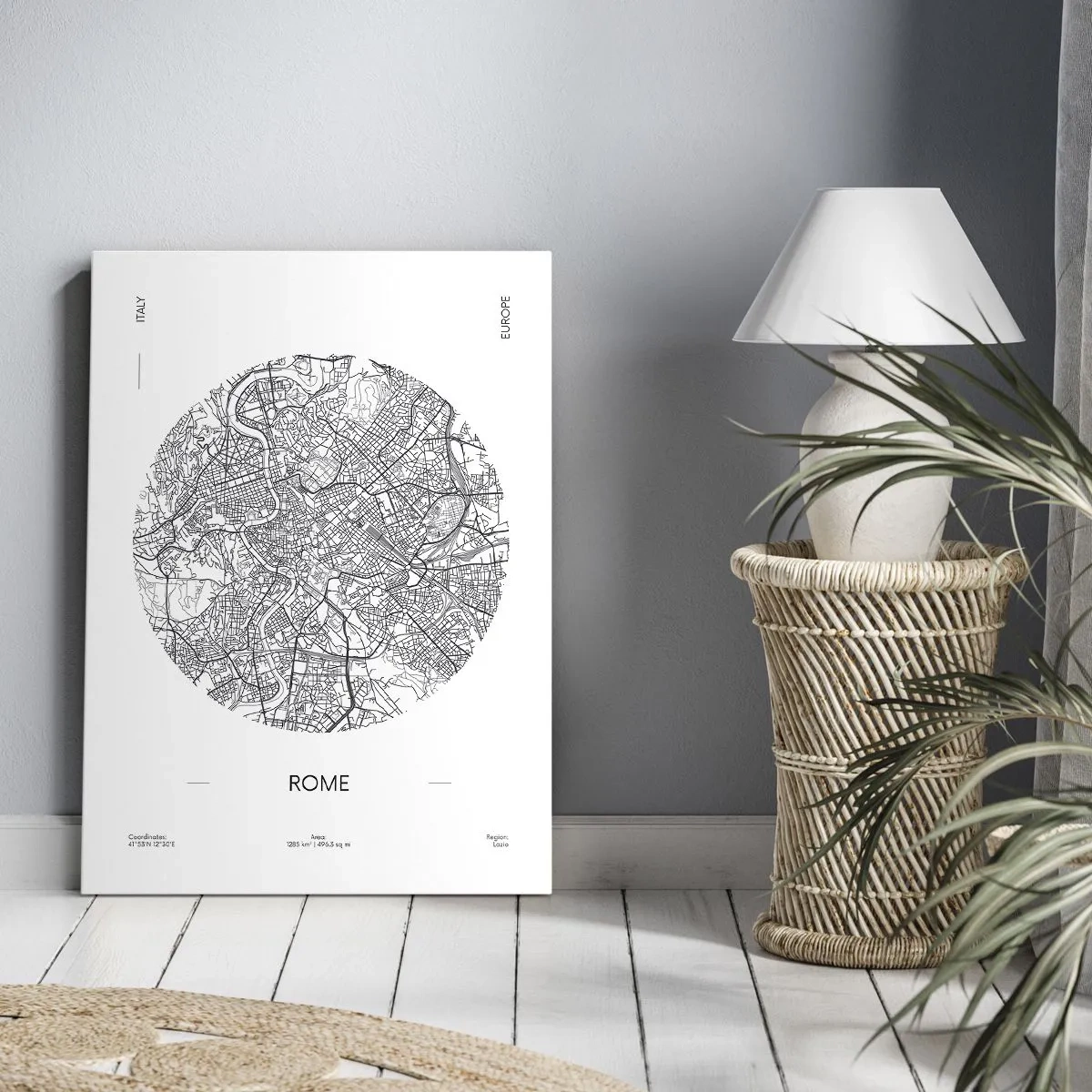 Impression sur toile - Image sur toile - Anatomie de Rome - 65x120 cm