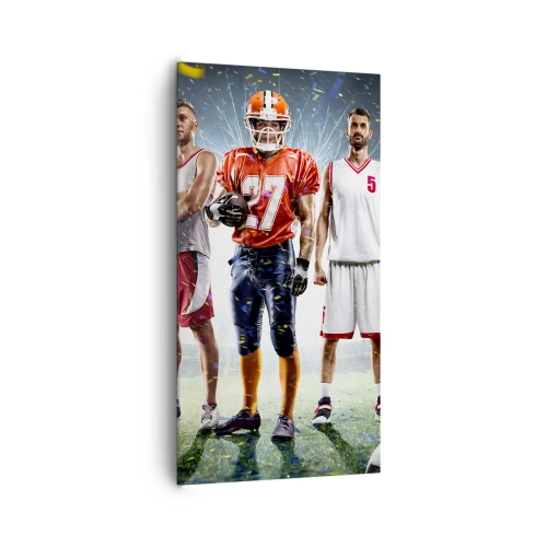 Impression sur toile - Image sur toile - Gladiateurs des champs - 65x120 cm