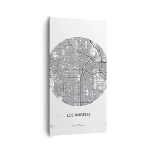 Impression sur toile - Image sur toile - Anatomie de Los Angeles - 65x120 cm