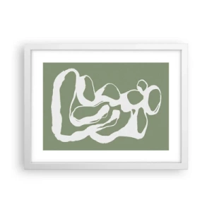 Affiche dans un cadre blanc - Poster - L'appel de l'espace - 40x30 cm