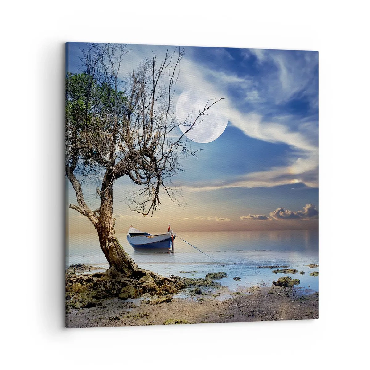 Impression sur toile - Image sur toile - Est-ce la fin ou le début ? - 50x50 cm