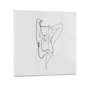 Impression sur verre - Image sur verre - Vraiment, tu es comme ça... - 30x30 cm