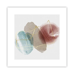 Affiche - Poster - Coraux de l'espace - 30x30 cm